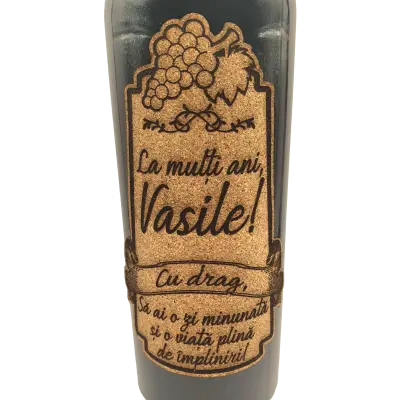 Vasile, la multi ani , editie limitata, demisec, 750ml, 13.5% alcool